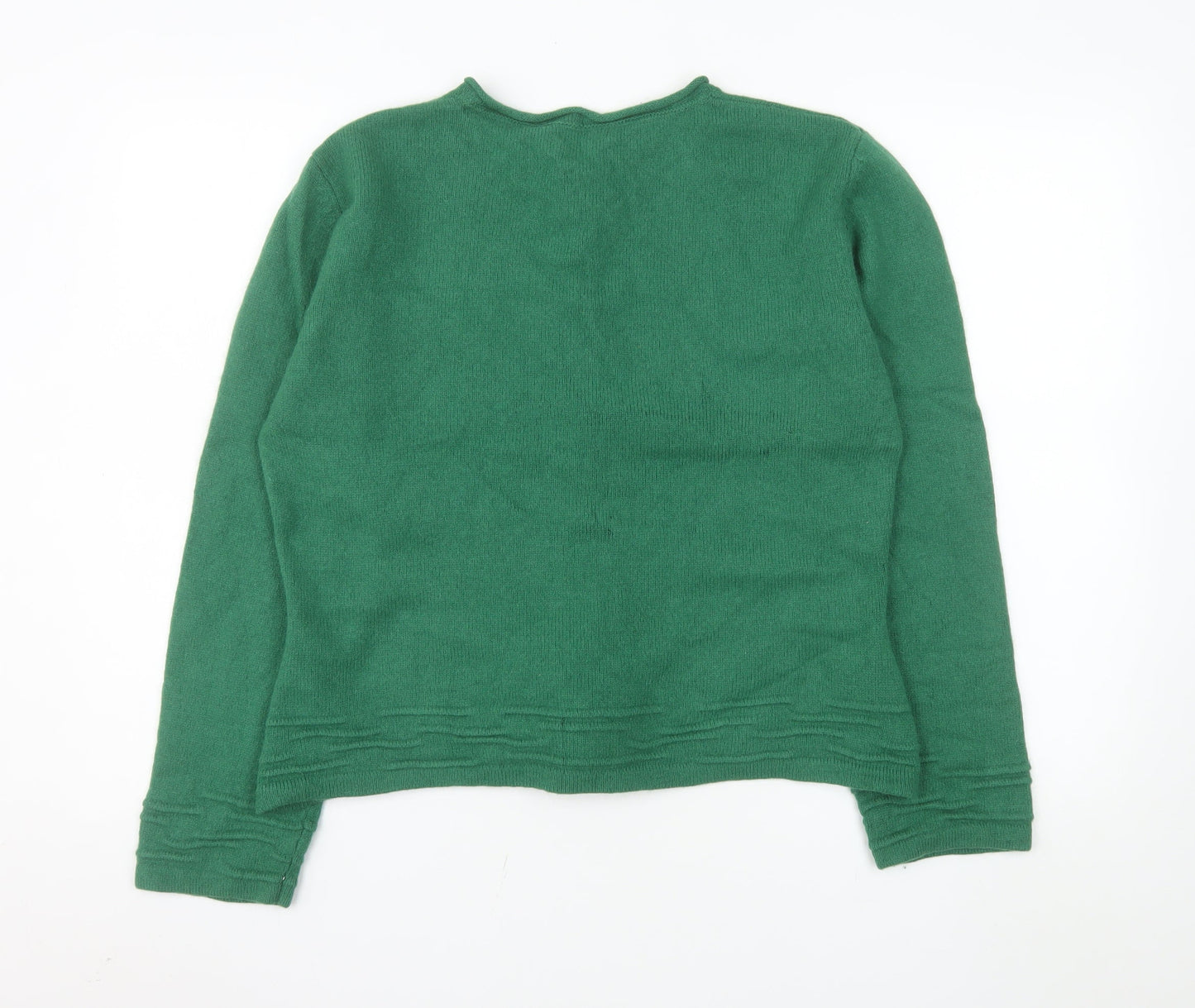 Marks and Spencer Women’s Green Wool Angora Cardigan Size 18