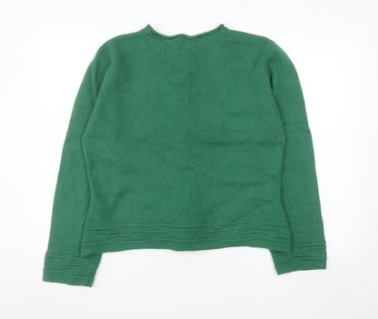 Marks and Spencer Women’s Green Wool Angora Cardigan Size 18