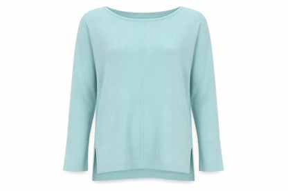 White Stuff Women’s Blue Cotton Pullover Jumper Size 8