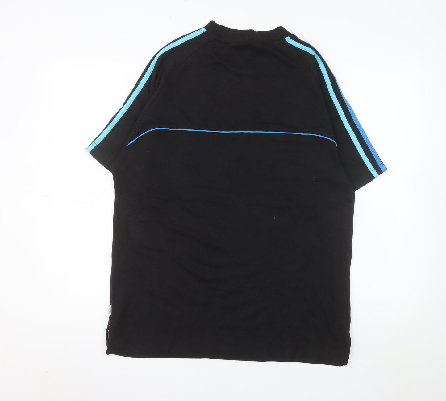 Lonsdale Men's Black Medium Graphic Logo Crew Neck T-Shirt