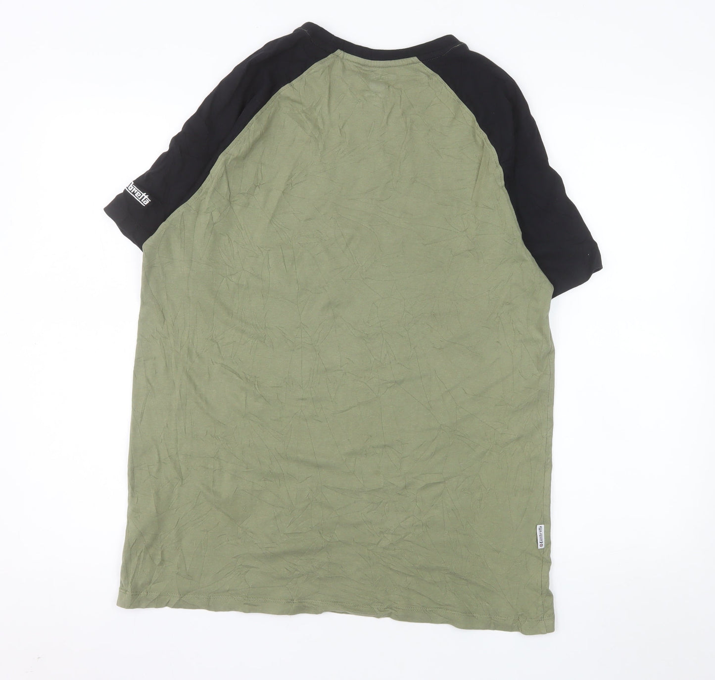 Lambretta Men's Green Retro Graphic Cotton T-Shirt Size L