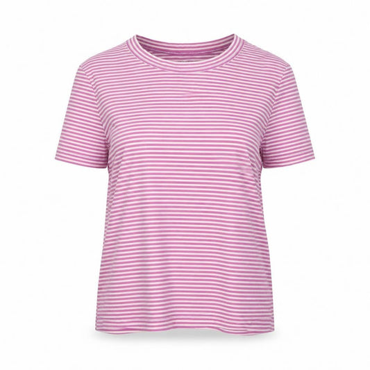 Old Navy Teens Pink Striped Fitted Short Sleeve T-Shirt XL