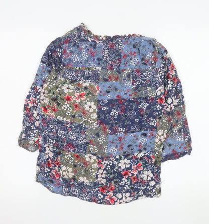 Marks and Spencer Women’s Multicoloured Floral Tunic Blouse UK 14