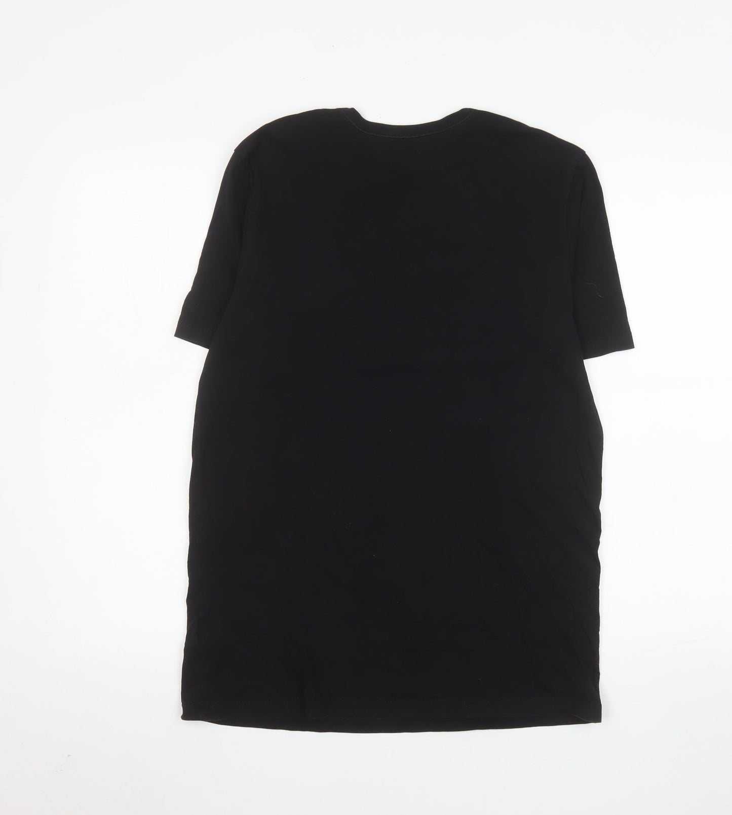 BOSS Men's Black Cotton Crew Neck Short Sleeve T-Shirt Size L