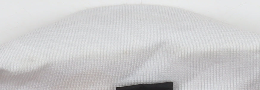 Hugo Boss Men's White Geometric Cotton Polo Shirt Size M