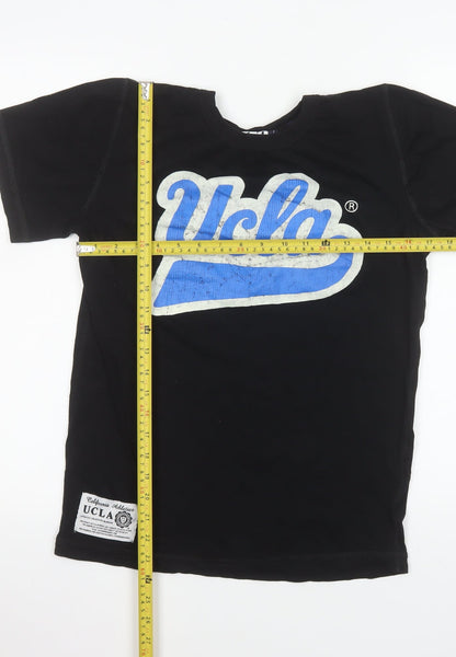 UCLA Men's Black Cotton Short Sleeve Graphic T-Shirt Size S
