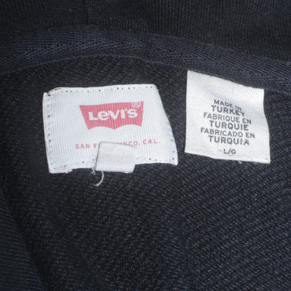 Levi's Men's Black Logo Pullover Hoodie L Regular Fit