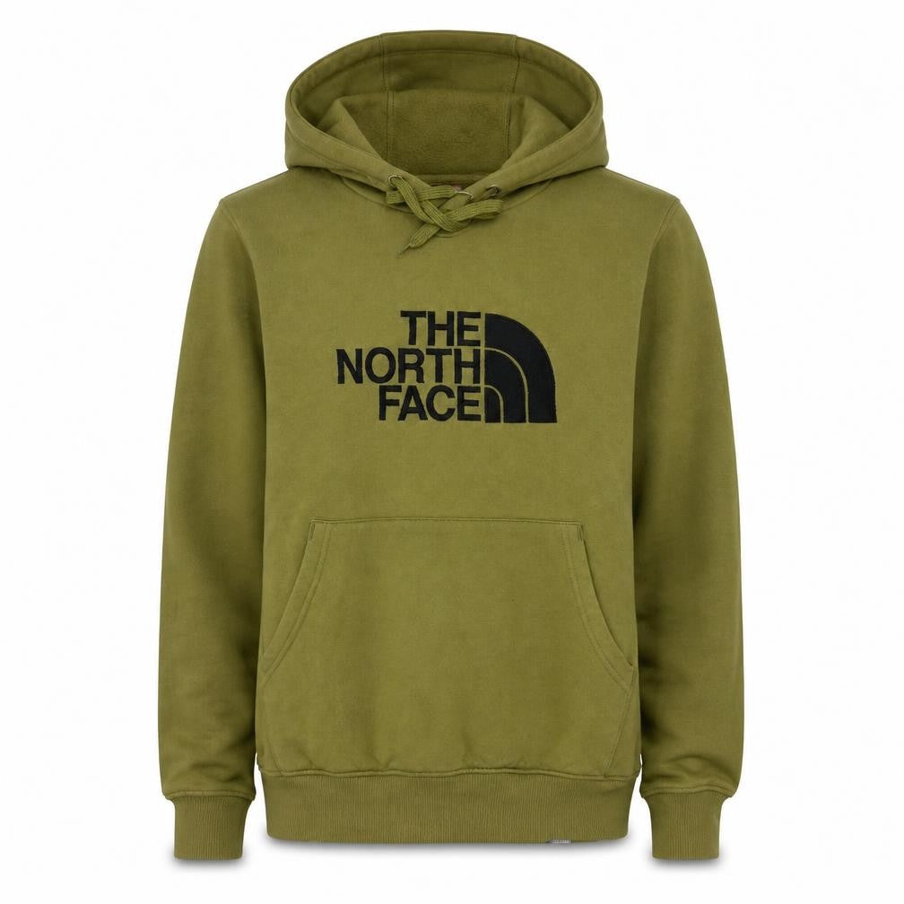 The North Face Men's Green Small Pullover Hoodie Cotton Outdoor