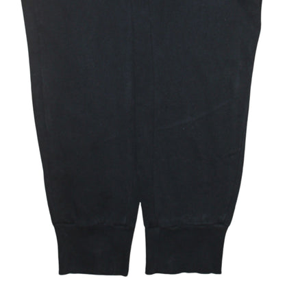 Kappa Men's Black XL Jogger Sweatpants Fleece Regular Fit