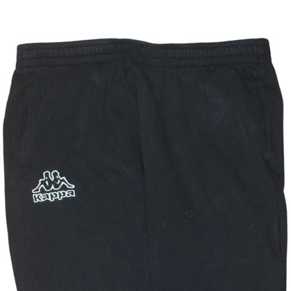 Kappa Men's Black XL Jogger Sweatpants Fleece Regular Fit