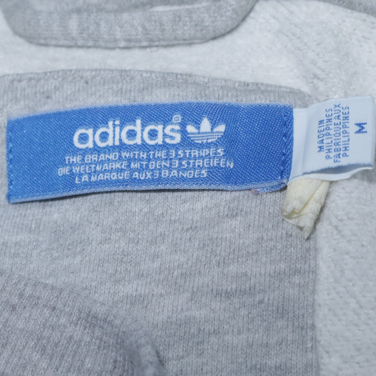 adidas Men's Grey Sleeveless Full Zip Hoodie Vest M