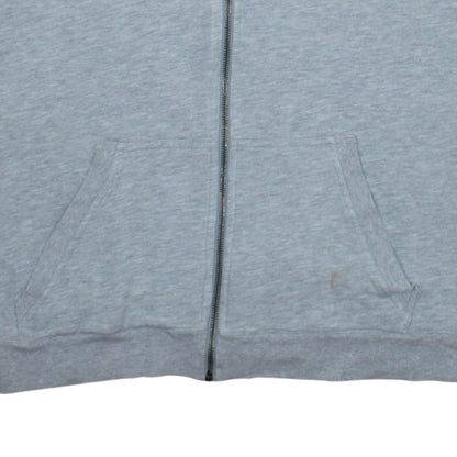 adidas Men's Grey Sleeveless Full Zip Hoodie Vest M