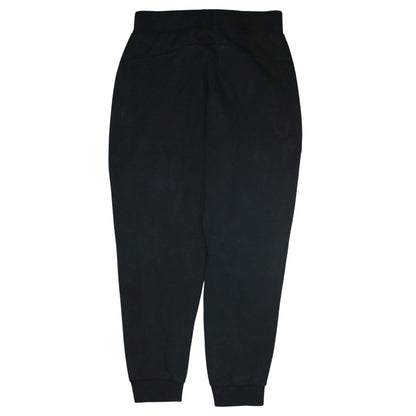 Ellesse Men Black Jogger Trousers L Regular Fleece Logo Zip Pockets