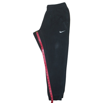 Nike Men's Black Jogger Trousers Medium Fleece Comfort Fit