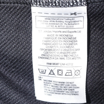 Adidas Womens Black Full Zip Hoodie Medium 12-14 Climalite Sweatshirt