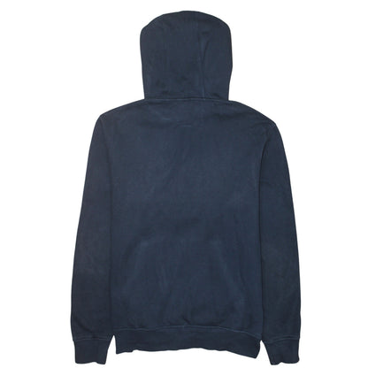 The North Face Men's Blue Pullover Hoodie Size L Embroidered Logo