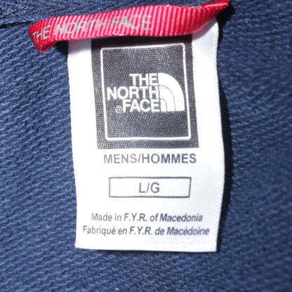 The North Face Men's Blue Pullover Hoodie Size L Embroidered Logo