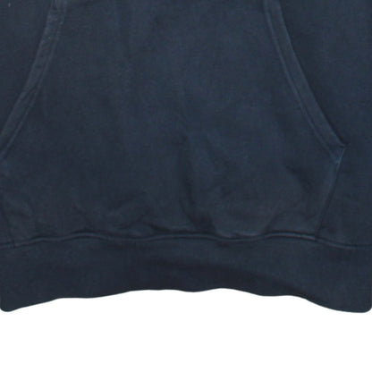 The North Face Men's Blue Pullover Hoodie Size L Embroidered Logo