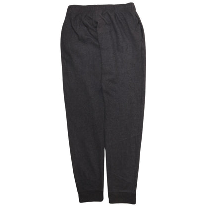 Champion Men's Black Logo Sweatpants Medium Regular Fit