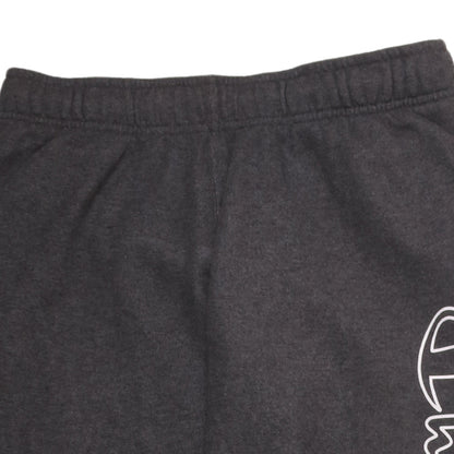 Champion Men's Black Logo Sweatpants Medium Regular Fit