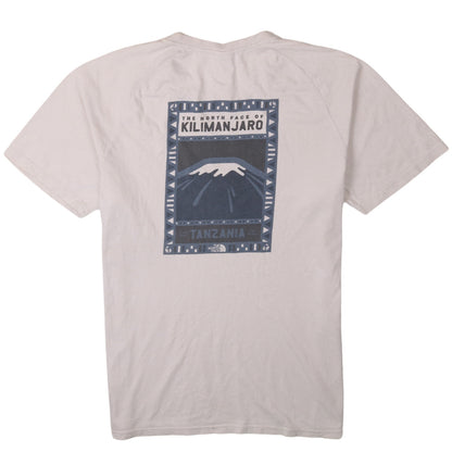 The North Face Men's Beige Kilimanjaro Graphic Cotton T-Shirt L