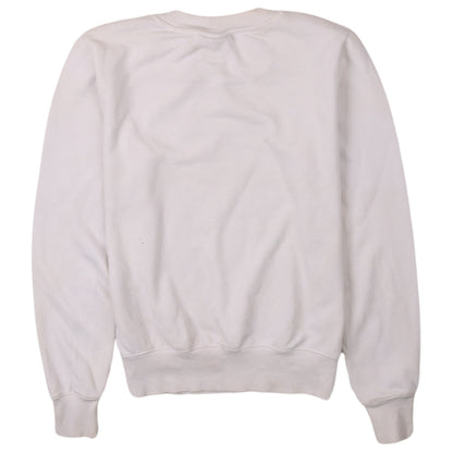 Champion Womens White XS Crew Neck Pullover Sweatshirt