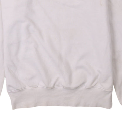 Champion Womens White XS Crew Neck Pullover Sweatshirt