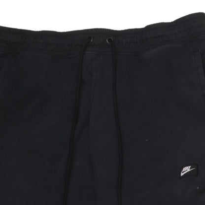 Nike Men's Black Jogger Sweatpants L Regular Fit Fleece