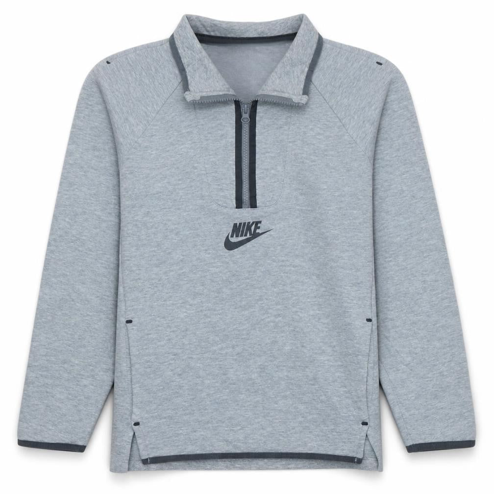 Nike Boys Grey 12-13 Years 1/2 Zip Fleece Sweatshirt