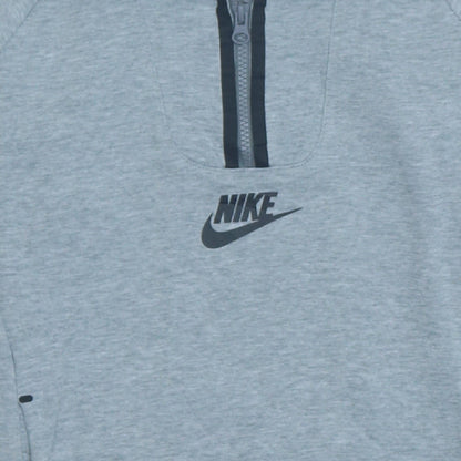 Nike Boys Grey 12-13 Years 1/2 Zip Fleece Sweatshirt