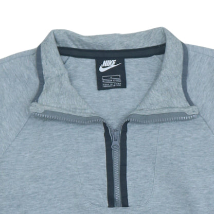 Nike Boys Grey 12-13 Years 1/2 Zip Fleece Sweatshirt