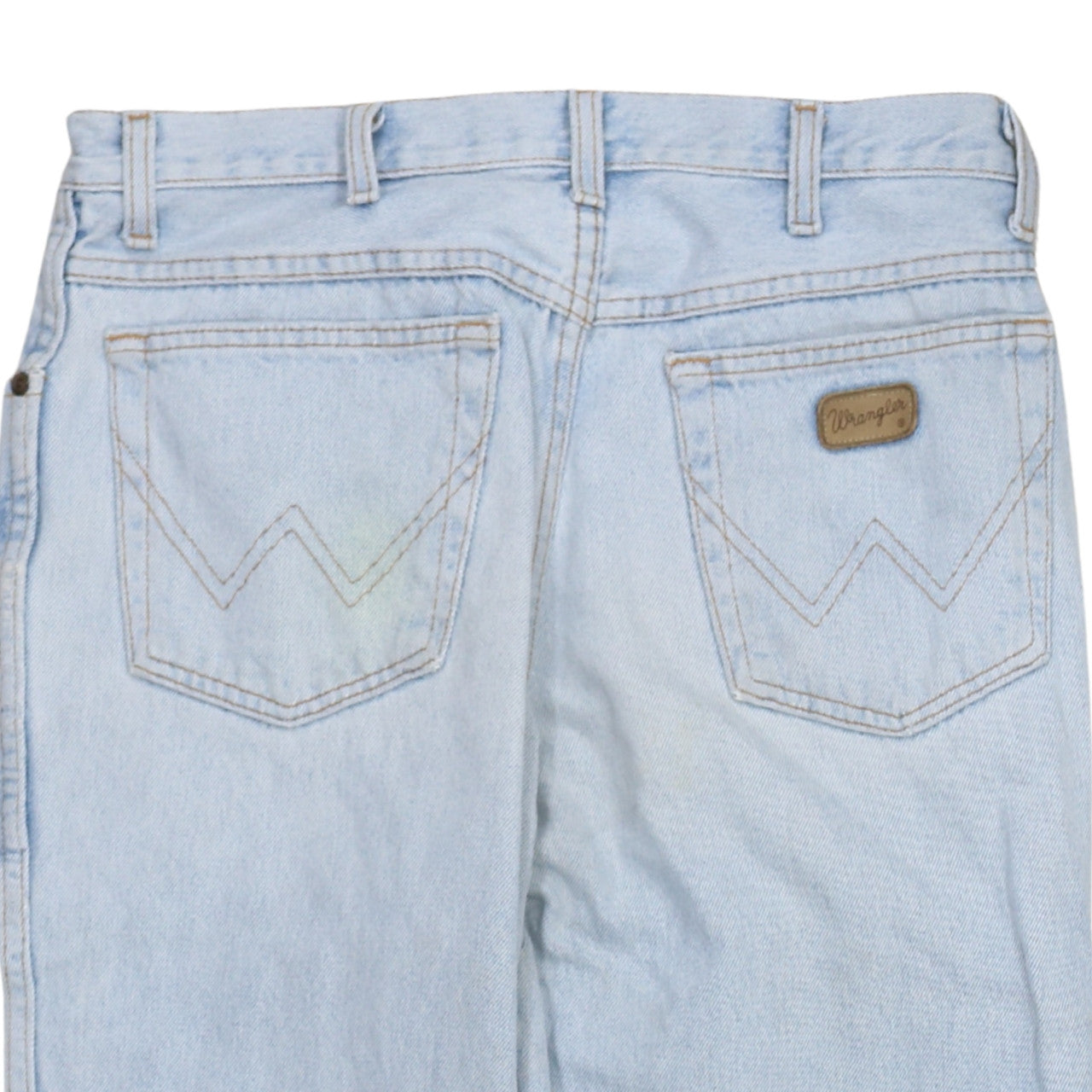 Wrangler Men's Blue Light Wash Straight Comfort Fit Denim Jeans 33x30