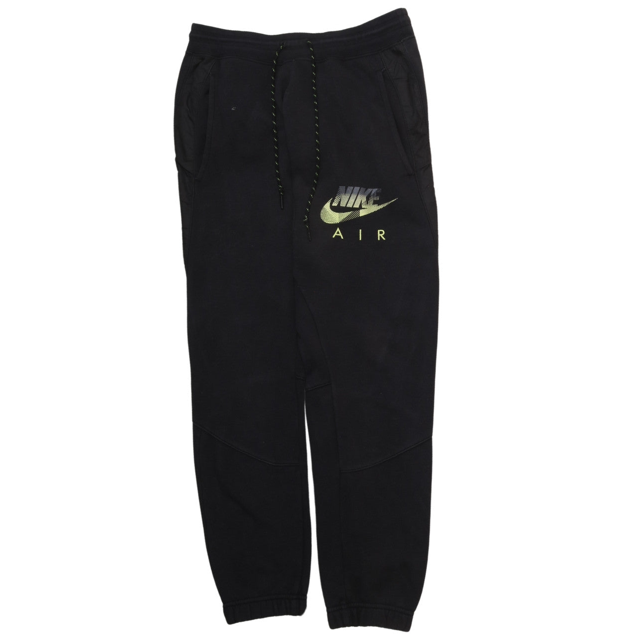 Nike Men's Black Air Jogger Trousers M Fleece Comfort Fit