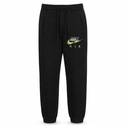 Nike Men's Black Air Jogger Trousers M Fleece Comfort Fit