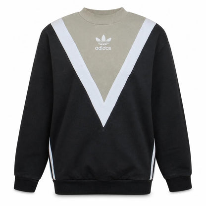 Adidas Women’s Black & Beige Crew Neck Pullover Sweatshirt XS