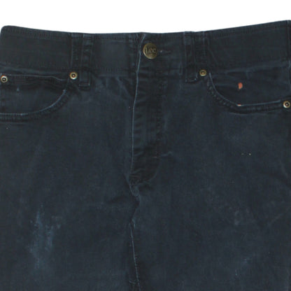 Lee Men's Black Slim Straight Jeans 29W x 30L Stretch Denim