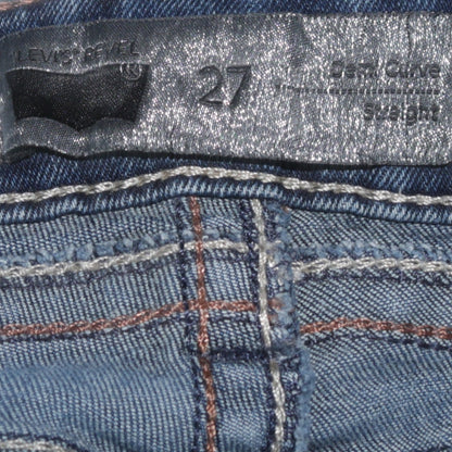 Levi's Revel Women's Blue 27 Straight Fit Stretch Jeans