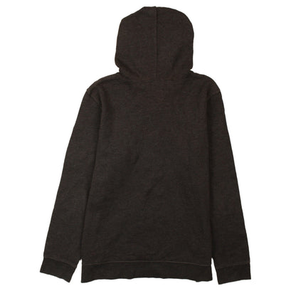 GAP Womens Brown Pullover Hoodie L Logo Cotton Blend Casual