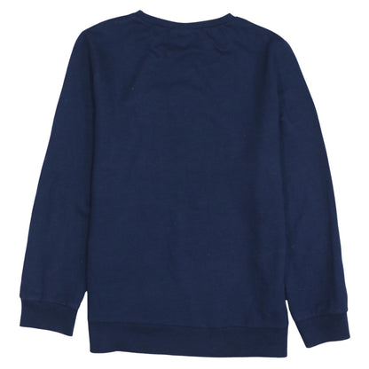 Disney Primark Women Navy Stitch Sweatshirt UK 12 Cotton Pullover