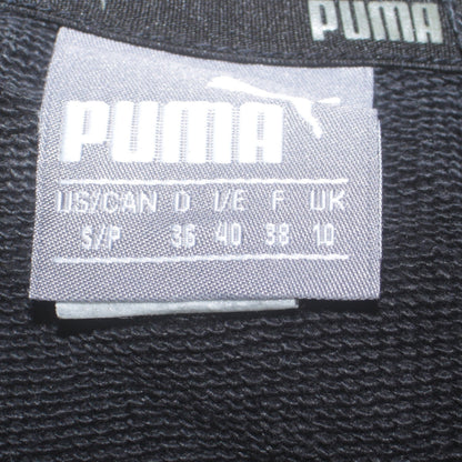 Puma Womens Black Size 10 Crew Neck Pullover Sweatshirt