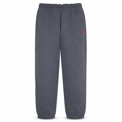 Nike Mens Grey Fleece Sweatpants L 34 Regular Fit Casual Trousers