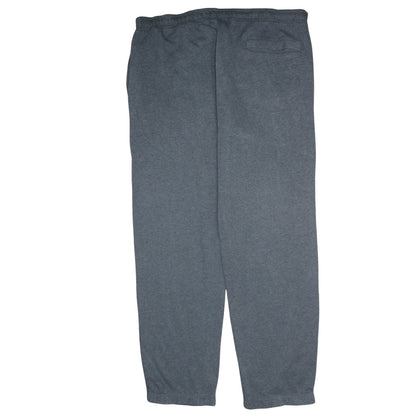 Nike Mens Grey Fleece Sweatpants L 34 Regular Fit Casual Trousers
