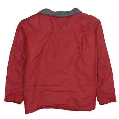 Columbia Mens Red L Full Zip Lined Puffer Jacket Outdoor Coat