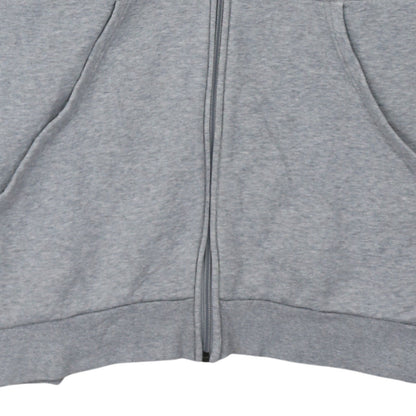 Adidas Men's Grey Full Zip Hoodie XL Sports Fleece