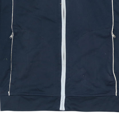 Champion Men's Blue Full Zip Sweatshirt L Lightweight Athletic