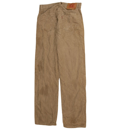 Levi's 521 Men's Beige Corduroy Chino Trousers W31 L32