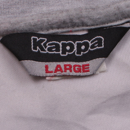 Kappa Women Grey Crew Neck Pullover Sweatshirt Size L