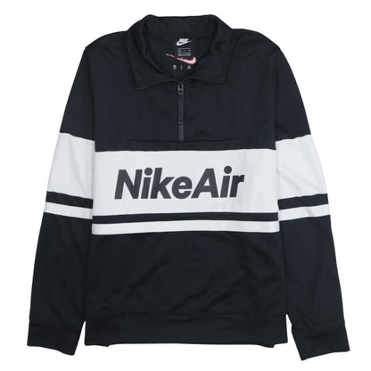 Nike Air Men's Black Small 1/2 Zip Sweatshirt Sports Top