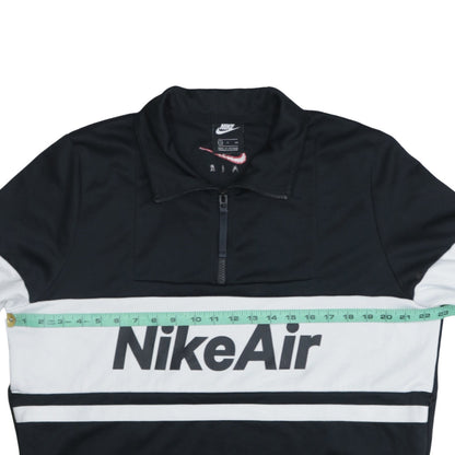 Nike Air Men's Black Small 1/2 Zip Sweatshirt Sports Top