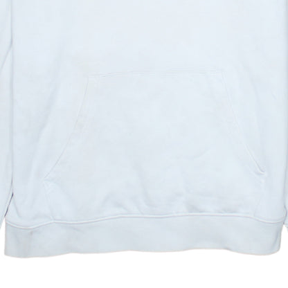 Champion White Small Womens Hoodie Pullover Cotton Blend Logo Print